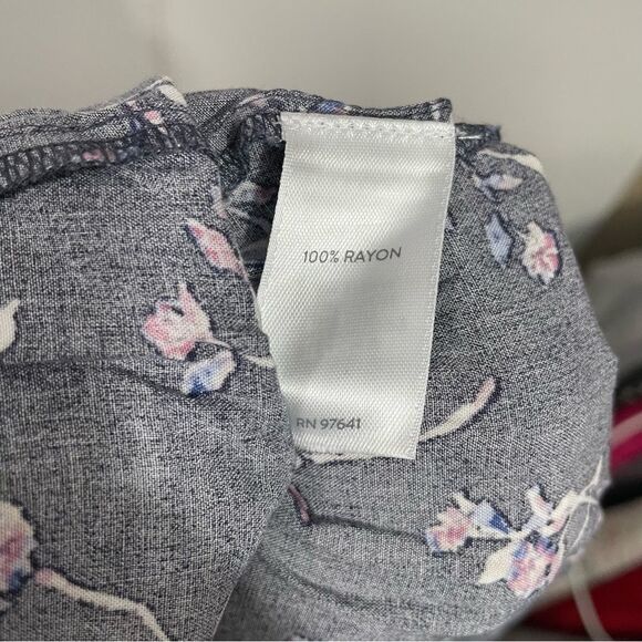 NWT J. Jill Floral Midi Length Skirt - Picture 6 of 6